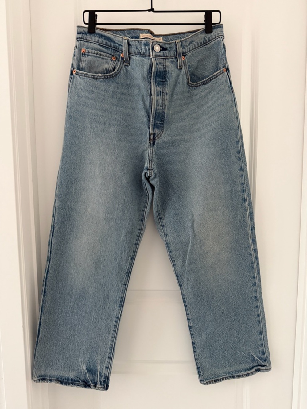 Levi's Vintage Light Blue High-Rise Straight Jeans